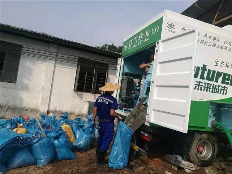 阿拉山口工业污泥压干处理